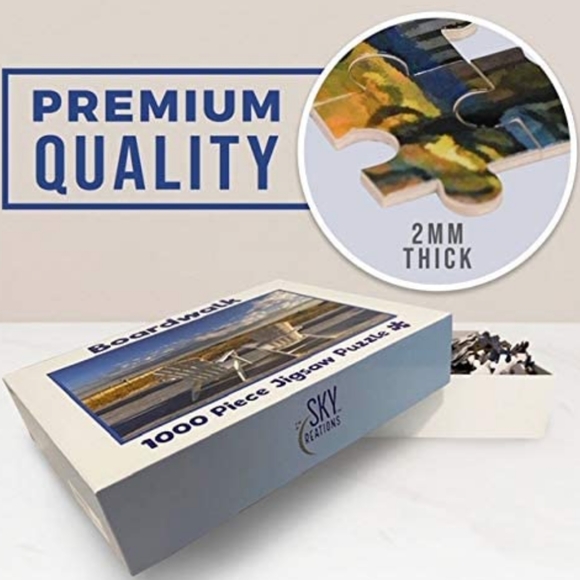 🍉5 for $25* 1000 Piece Boardwalk Puzzle - Picture 7 of 8